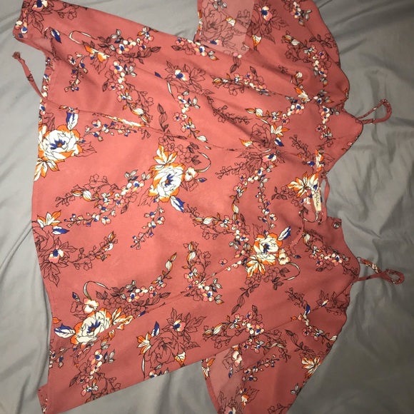 Lily White Tops - Off the Shoulder Short Sleeve Blouse